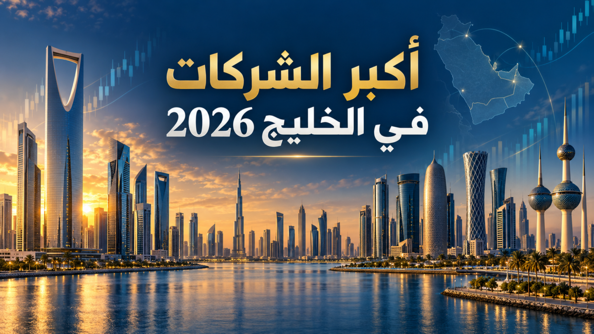 أكبر الشركات في الخليج 2026 – صورة تعبيرية لأبرز المراكز الاقتصادية وأسواق المال الخليجية